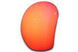 Free-Standing Polished Pink Manganoan Calcite - Fluorescent! #365831-1